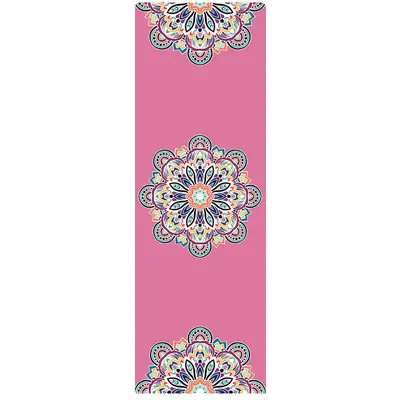 1 mm katlanabilir doğal kauçuk yoga matı, kaymaz süet görünümlü - 9