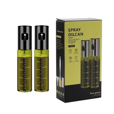 Светонепроницаемая стеклянная бутылка-распылитель для масла из нержавеющей стали, с нажимным распылителем, пищевого класса - 11