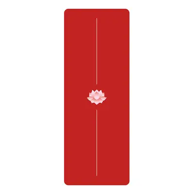 Lotus Pattern Printed Yoga Mat PU Natural Rubber Non-Slip Non-Fading - 10