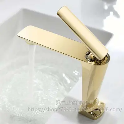 All-Copper Hot and Cold Basin Faucet, Gunmetal - 9