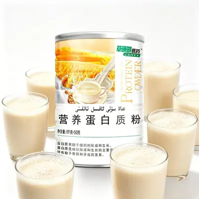 Şekersiz Bitkisel Protein Tozu, Kalsiyumlu, Yaşlılar için, 1050 g - 3