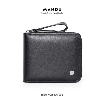 MANADU Erkek Cüzdan Kısa Fermuarlı RFID Korumalı - 13
