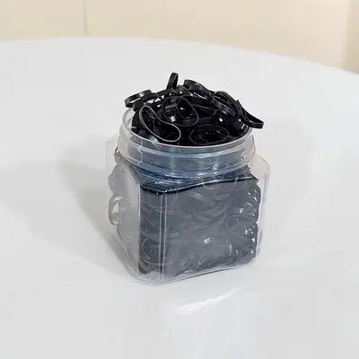 Şeker kutulu saç bağı, saçı hasarlamayan tek kullanımlık lastik, güçlü esneklik - 8
