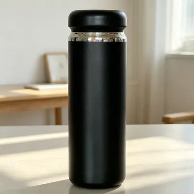 不锈钢保温杯男女士高颜值潮流轻奢办公水杯便携车载杯子口袋水杯 - 8