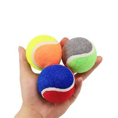 Hundetennisball, nicht elastisch, Wurfspielzeug 6,5 cm