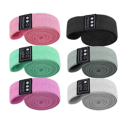 Widerstandsband 200 x 3 cm, Po-Trainingsring, elastisch - 6