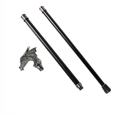 Luxury Metal Gentleman Cane with Non-Slip Tip for Seniors and Stage Use
