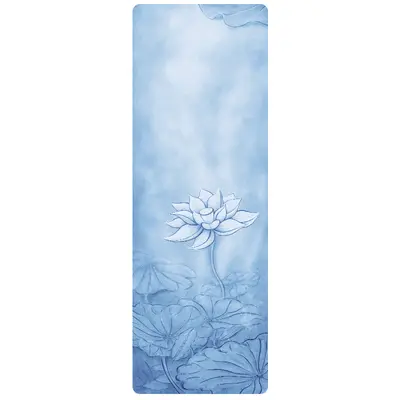 1 mm katlanabilir doğal kauçuk yoga matı, kaymaz süet görünümlü - 8
