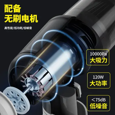Car Vacuum Cleaner Handheld Cordless Mini Vacuum Cleaner 2-in-1 Blow and Suction Car and Home Dual-Use Powerful Suction Vacuum Cleaner