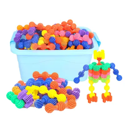 Building blocks toy sunflower for kindergarten