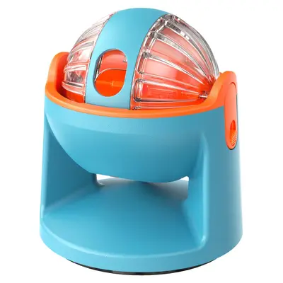 Two-in-One Leaky Food Ball Dog Toy, Planet Design