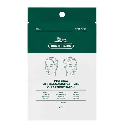 Корейские патчи VT Vitri Centella Asiatica Tiger Pimple Patch третьего поколения, невидимые, маскирующие и восстанавливающие, для удаления акне, 18 патчей - 6