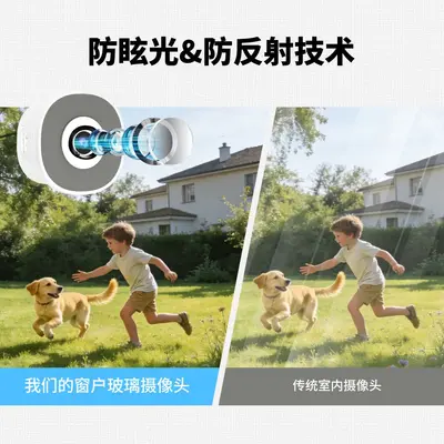 Tuya WiFi 6 Camera, PTZ, Infrared Night Vision