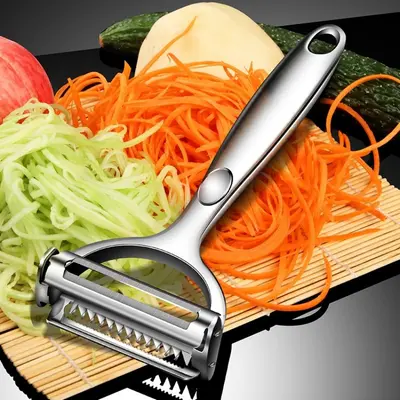 Çinko alaşımı çok amaçlı soyma bıçağı, patates ve meyve - 2