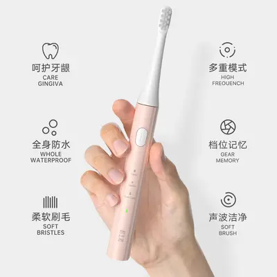 Sonic electric toothbrush for adults, rechargeable soft bristles