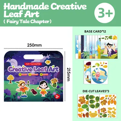 Quiet book with animal recognition and reusable stickers - 9