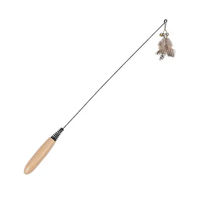 CFA Show-Grade Cat Toy Teaser Wand Long Rod Replacement Head Cat Toy Chew-Resistant Self-Play Pet Supplies Wholesale - 6