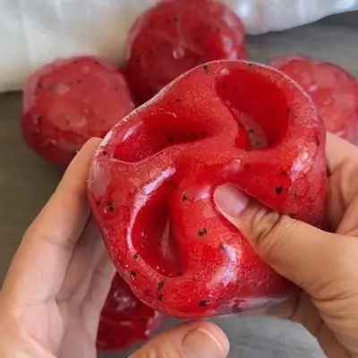 Wassermelonen-Eis Stressspielzeug, Vaseline-Stil, schallgesteuert - 4