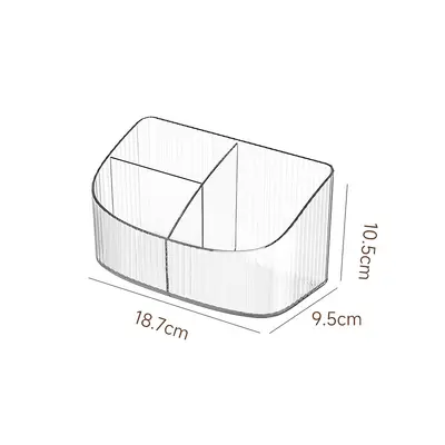 Transparente Make-up-Aufbewahrungsbox, Kosmetik-Organizer - 6