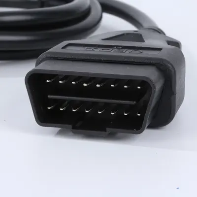 1.5 m OBD Vehicle Diagnostic Cable, OBD Male to DB15P Double-Row Female Adapter