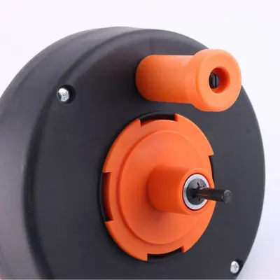 Hand-Crank Electric Drum-Type Pipe Drain Cleaner for Sinks and Toilets