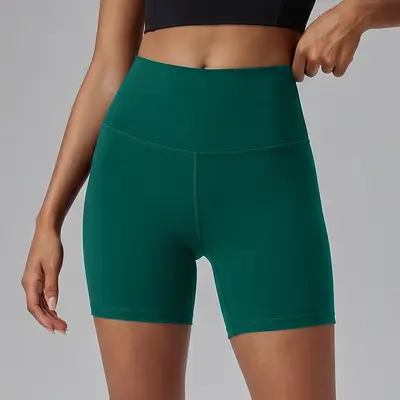 Kadın hızlı kuruyan yoga tenis şortu, elastik, nefes alabilen, üç çeyrek - 13