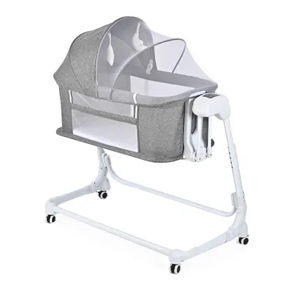 Foldable Rocking Baby Crib Multifunctional Electric Newborn Bed - 8