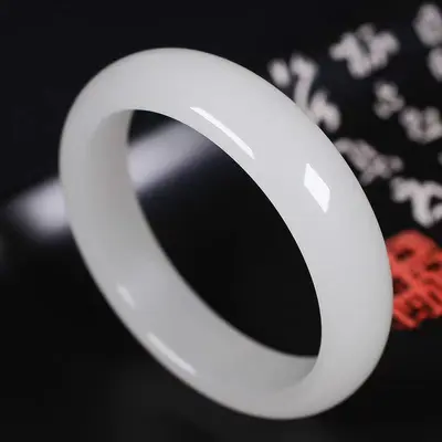 Imitation Jade Armband 13mm grün Hetian-Stil - 9