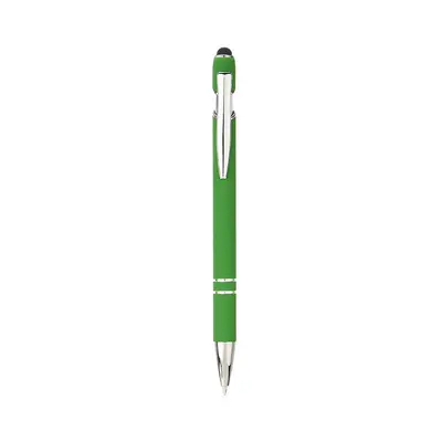 Metal Push Ballpoint Pen with Customisable Logo, Touch Stylus Function - 9