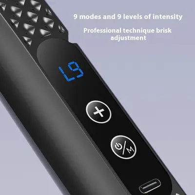 Massagepistole mit Winkelgriff, 4 Massageköpfe, leicht und tragbar - 5