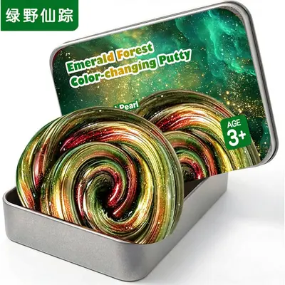 Liquid Glass Crystal Mud Slime, Non-Sticky Stress Relief Toy for Kids - 7