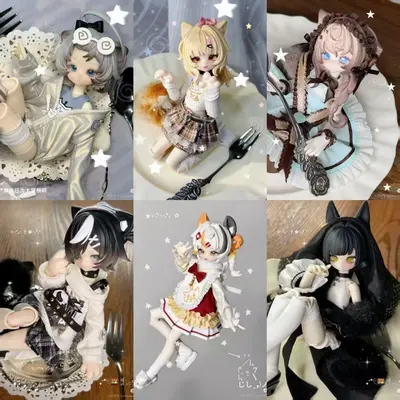 Moonlight Fairy Tale 8 cm BJD hareketli figür, kör kutu - 8