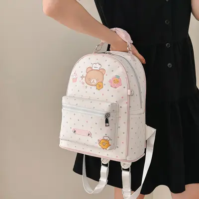 Cute Bear Backpack, Large Capacity, Lightweight, Women's School Bag - 7