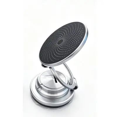 Magnetic Car Phone Holder, Foldable Vacuum Base - 7