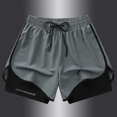 Herren-Sportshorts, Sommer, atmungsaktiv, schnelltrocknend, elastisch - 8