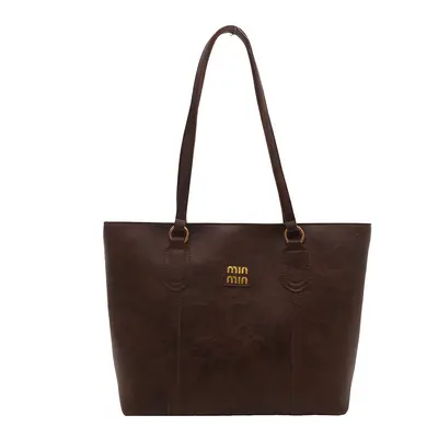 Große Damen-Tote-Bag aus PU im Retro-Stil - 6