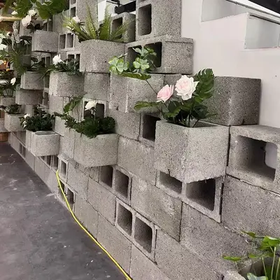 Cement Two-Hole Brick, Hollow Wall Concrete Machine Brick - 5