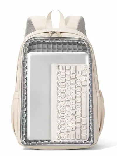 Women's Backpack with 720° Airbag Cushioning and Shockproof Laptop Compartment - 6