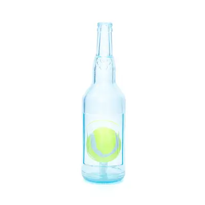 Cross-border Hot-Selling Pet Squeaky Chew-Resistant Molar Floating TPR Rubber Tennis Ball Bottle Toy for Large and Small Dogs, Wholesale