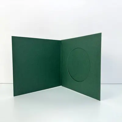 Folding Wrap-Around Small Sample Paper Box with Inner Hollow Cutout - 11