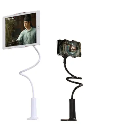 Cep telefonları için tembel stand, yatakta program izlemek için evrensel ayarlanabilir katlanabilir başucu standı, tablet destek standı.