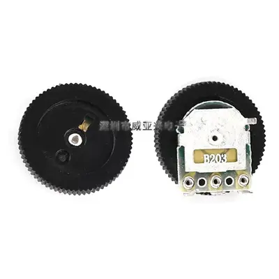 Tek ve Çift Eklemli Kadran Potansiyometre, B103 16x2 mm, 1K-500K Ohm