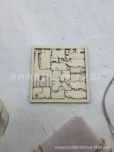 Çocuklar için DIY 3D Hayvan Yapboz Boyama Seti - 7