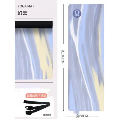 Lulu yoga matı, doğal kauçuk, kaymaz, kalın - 4