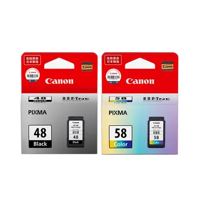 Original PG-48 Black and CL-58S Color Ink Cartridge