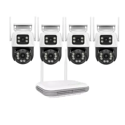 4 kanal WiFi kamerası kiti, 8MP, su geçirmez, gece görüşü - 5