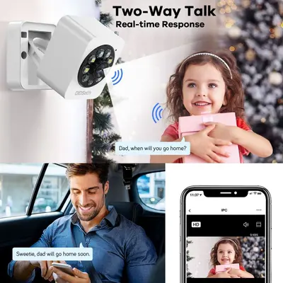 DIDSeth 1080p Smart WiFi Camera with Voice Intercom and Night Vision