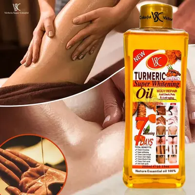 Turmeric Essential Oil with Vitamin C, Full Body Massage Oil 200ml