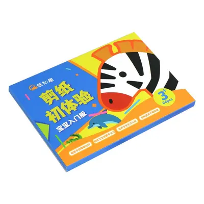 Children's Paper Cutting Educational Toy, Montessori Training, Ages 3+ - 6