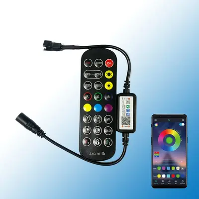 5V12V24V ışık şeridi fantom denetleyici 24 tuşlu Baolian lamba Bluetooth RGB dimmer renkli LED ışık şeridi kontrolü